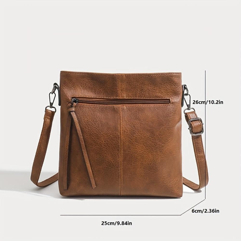 Sac à bandoulière carré rétro Lena