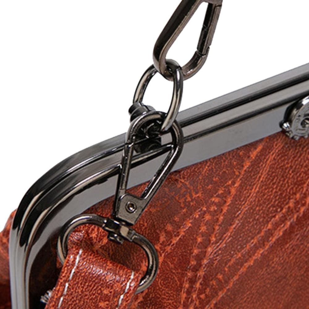 Sac à main vintage à fermeture à baiser