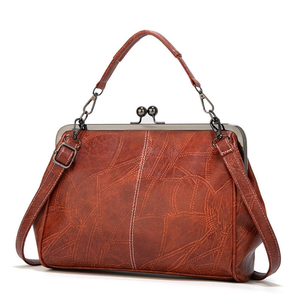 Sac à main vintage à fermeture à baiser