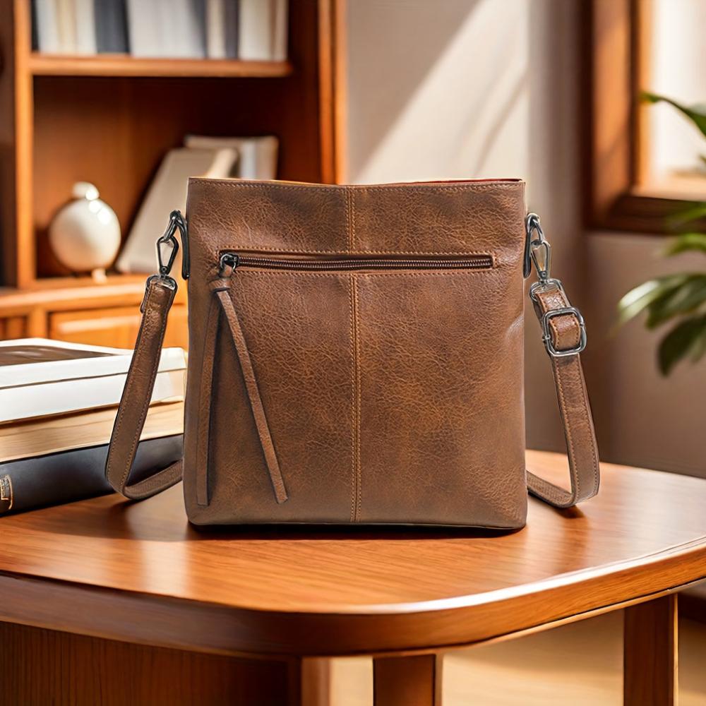 Sac à bandoulière carré rétro Lena
