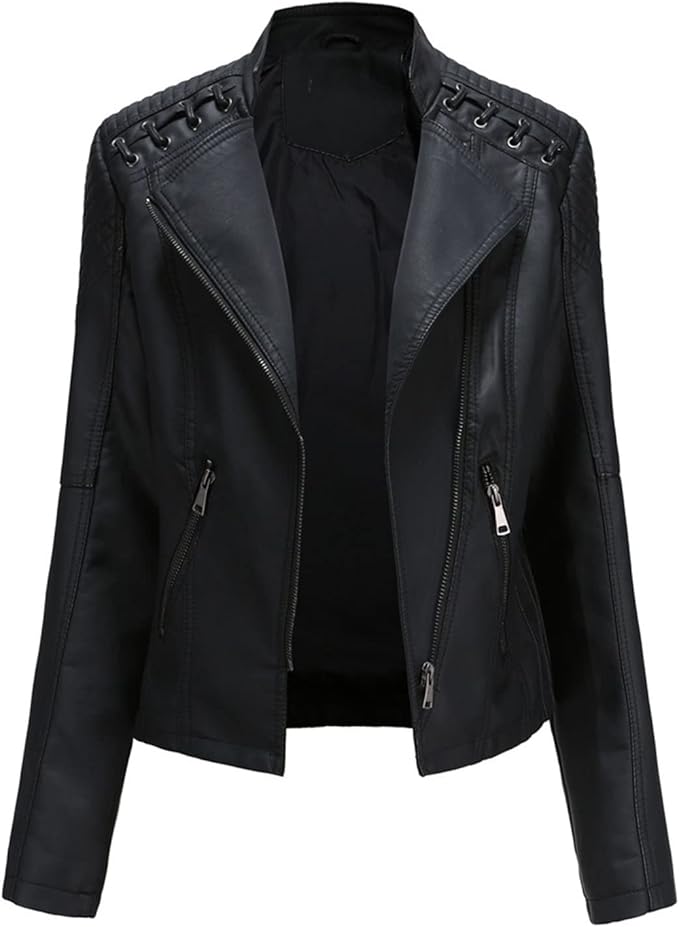 Ameliora™ – Elegant Jacka i Konstläder
