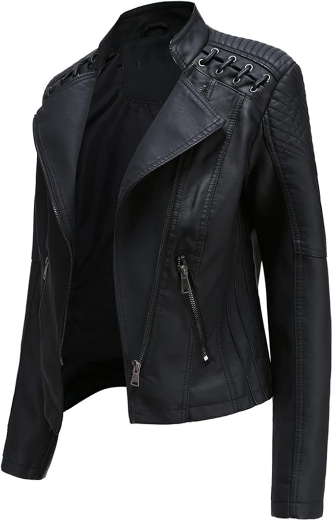 Ameliora™ – Elegant Jacka i Konstläder
