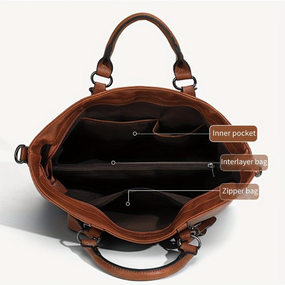 L'Élégance Classique de Charlotte | Sac Tote Vintage
