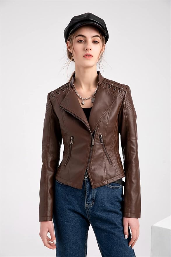 Ameliora™ – Elegant Jacka i Konstläder