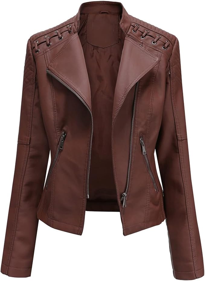 Ameliora™ – Elegant Jacka i Konstläder