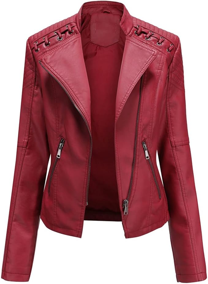Ameliora™ – Elegant Jacka i Konstläder