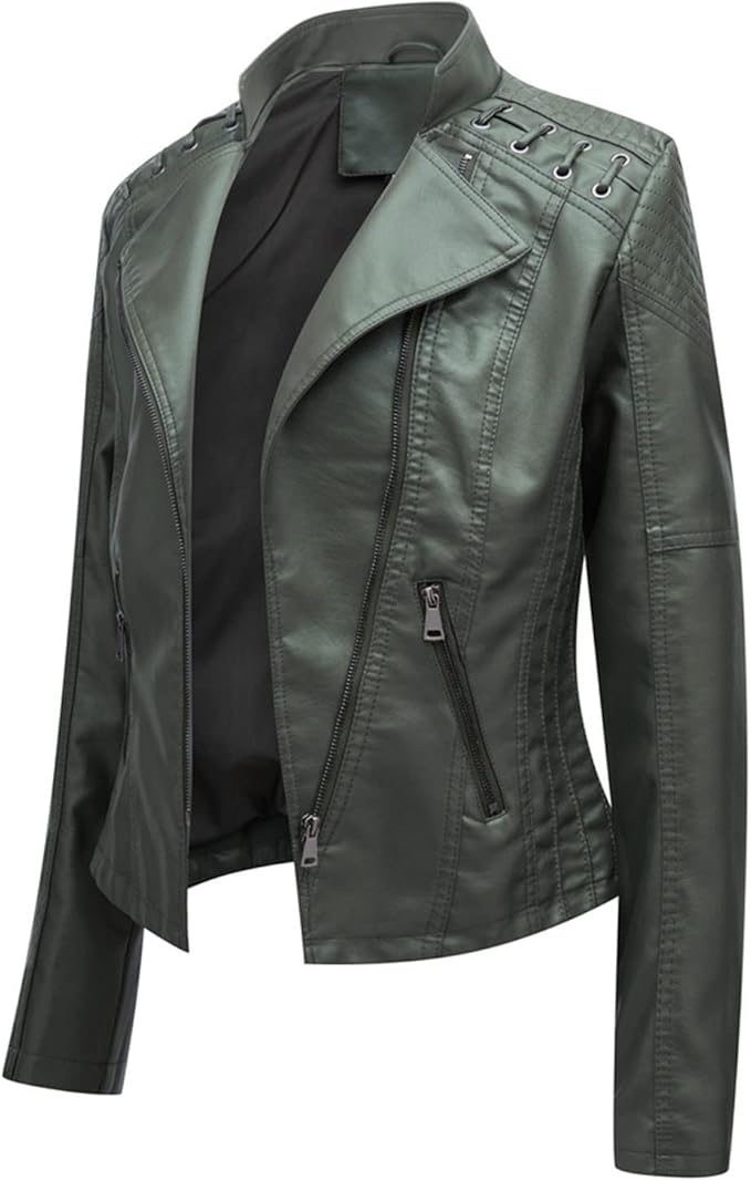 Ameliora™ – Elegant Jacka i Konstläder
