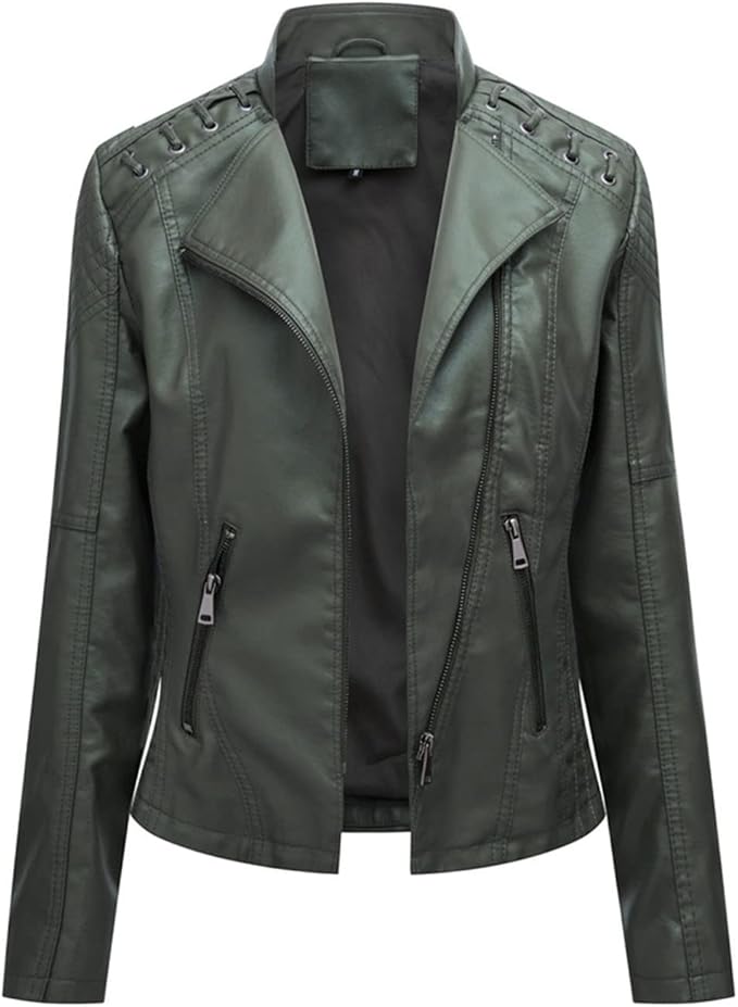 Ameliora™ – Elegant Jacka i Konstläder