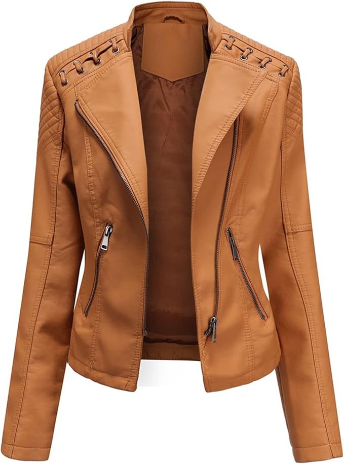 Ameliora™ – Elegant Jacka i Konstläder