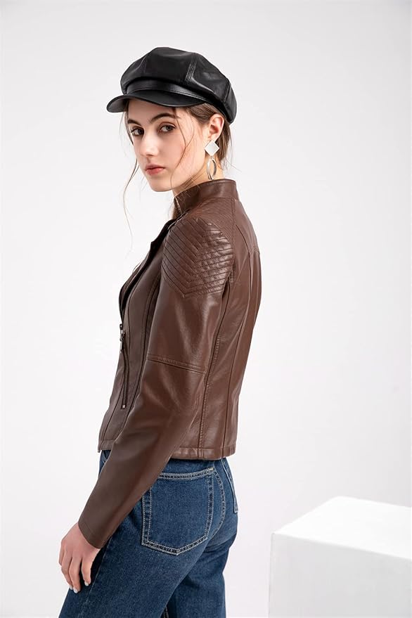Ameliora™ – Elegant Jacka i Konstläder