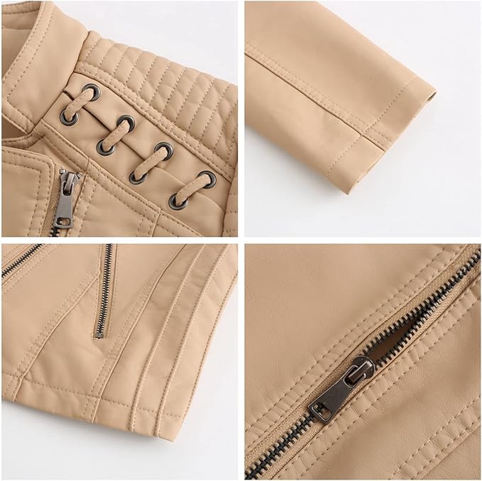 Ameliora™ – Elegant Jacka i Konstläder
