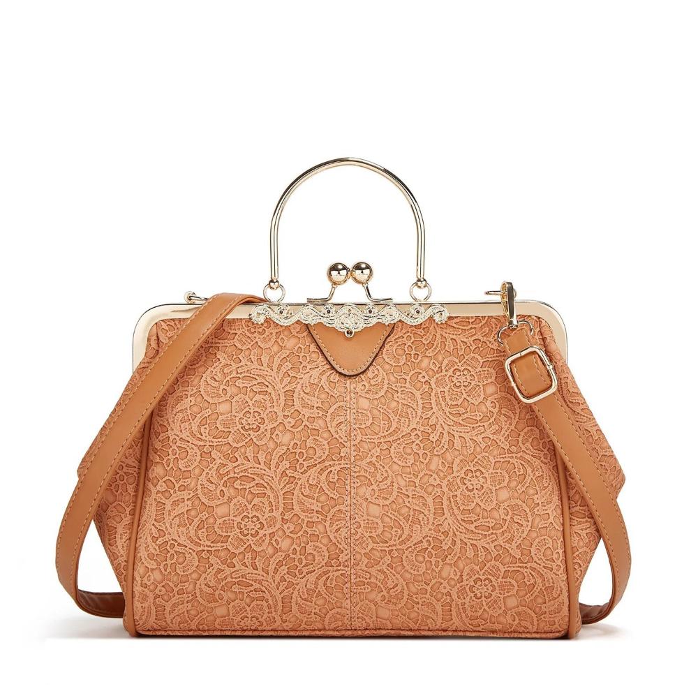 Sac à main vintage à fermeture à baiser