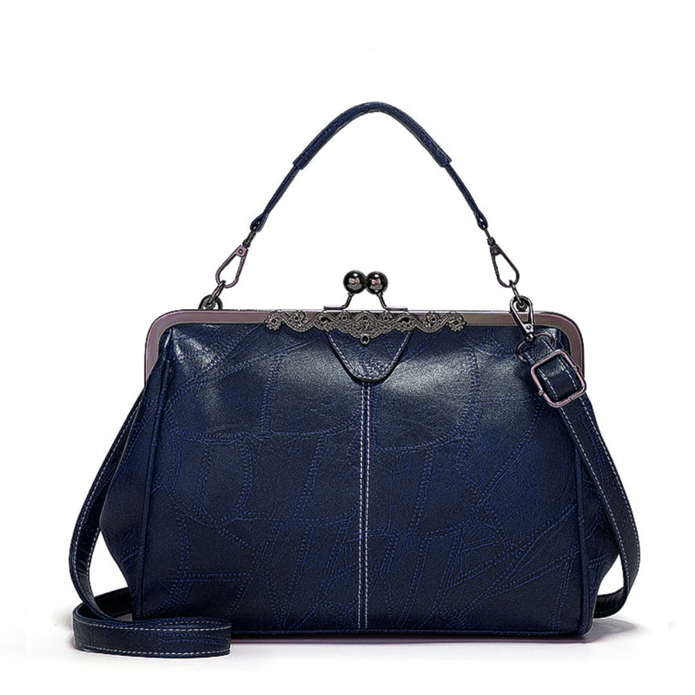 Sac à main vintage à fermeture à baiser