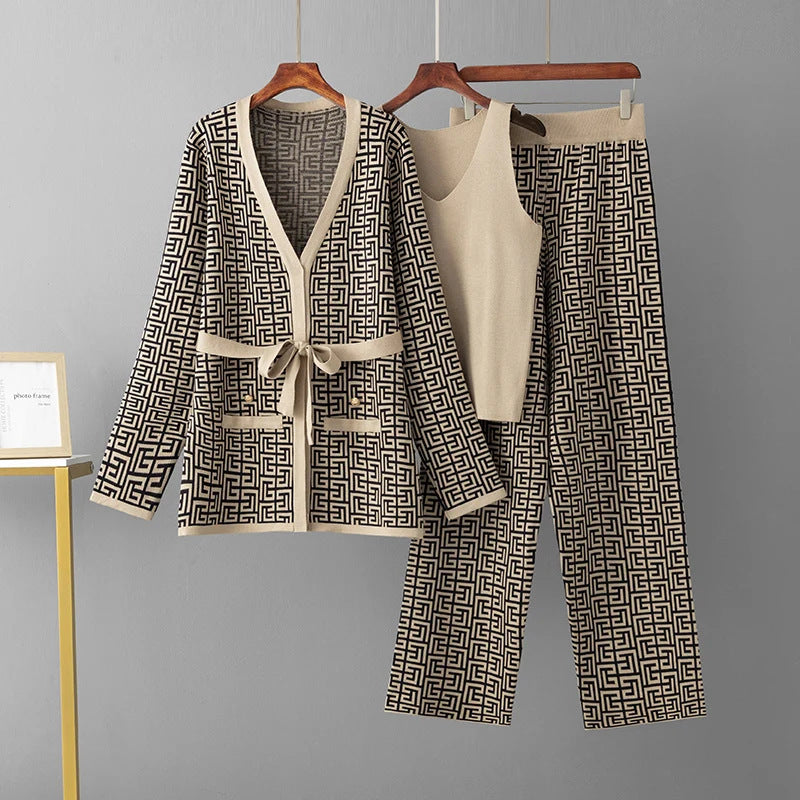 Esther™ | Lyxigt Loungewear-set i Tre Delar
