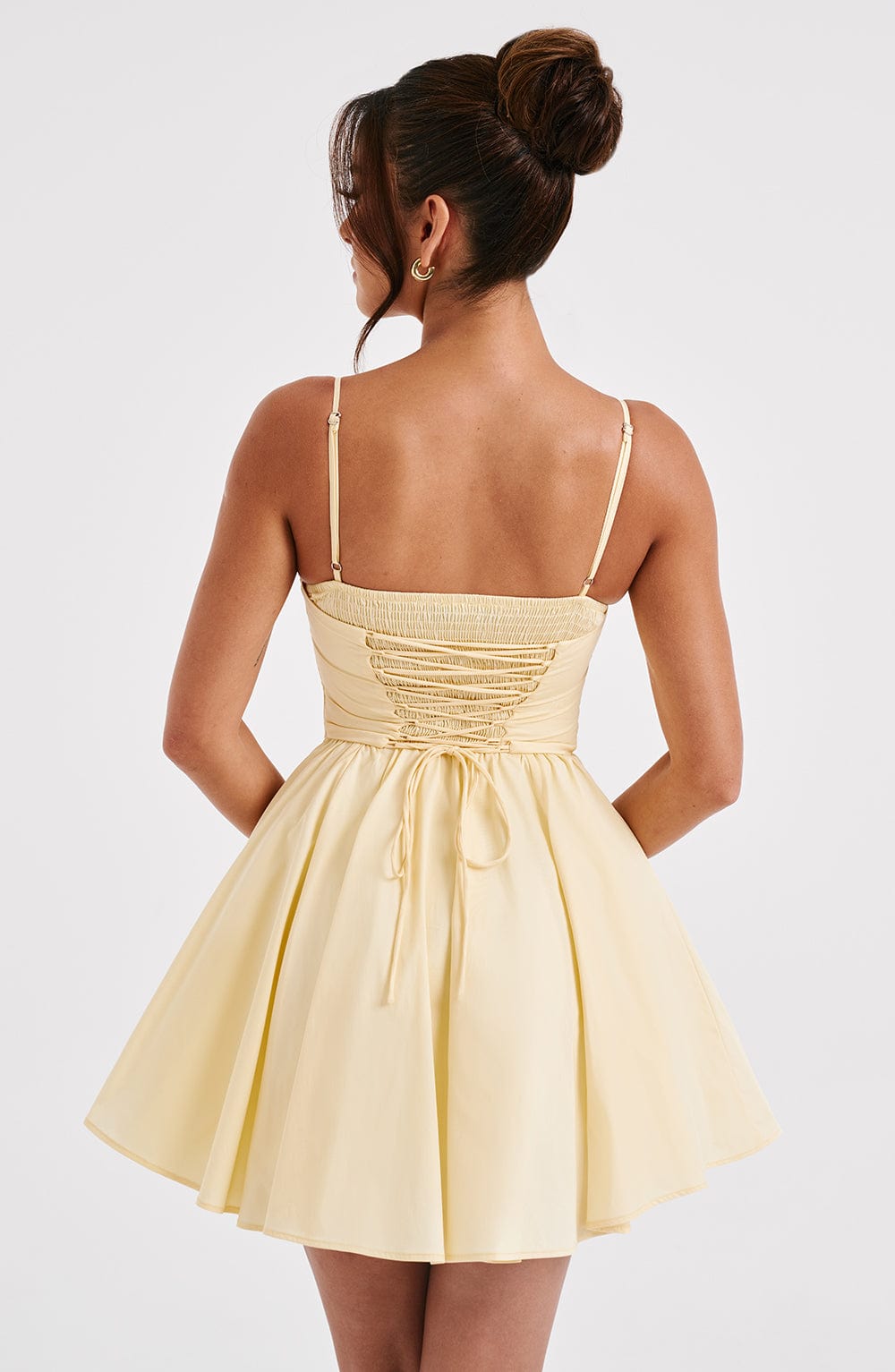 Analeigh Mini Klänning - Citron