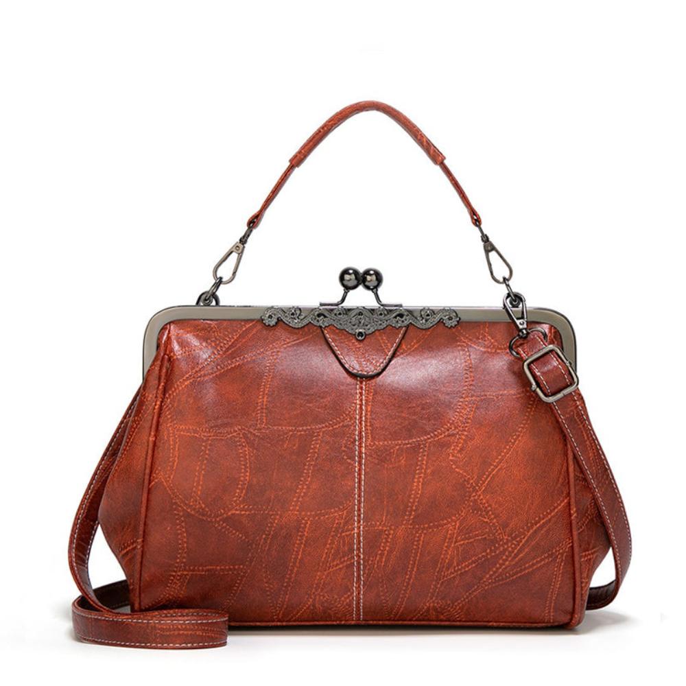 Sac à main vintage à fermeture à baiser