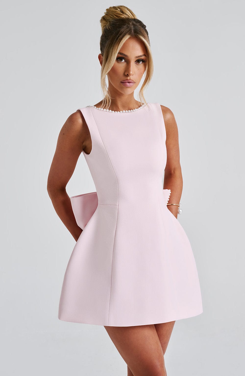 Carrie Mini Klänning - Blush