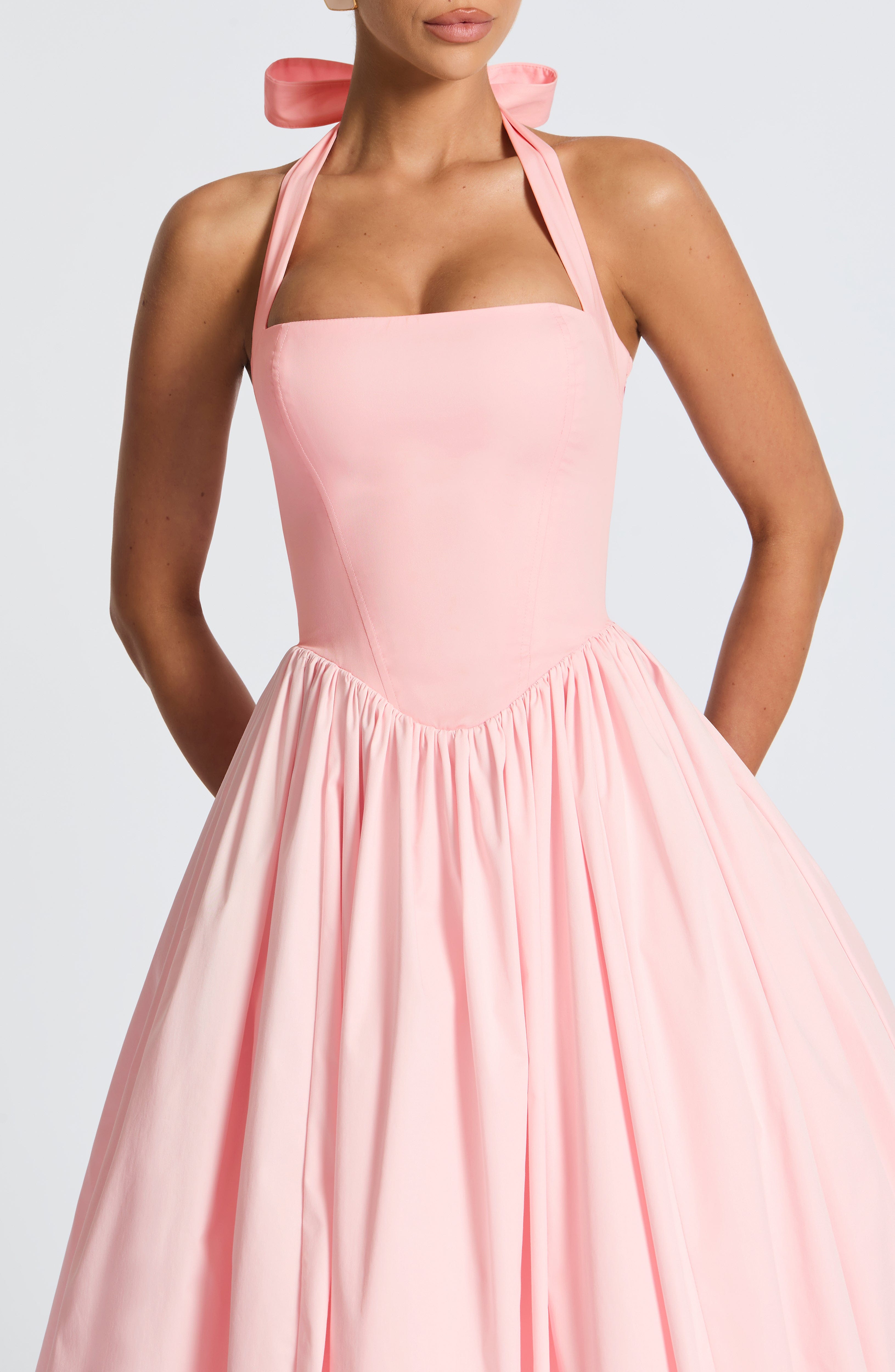 Cressida Midi Klänning - Blush