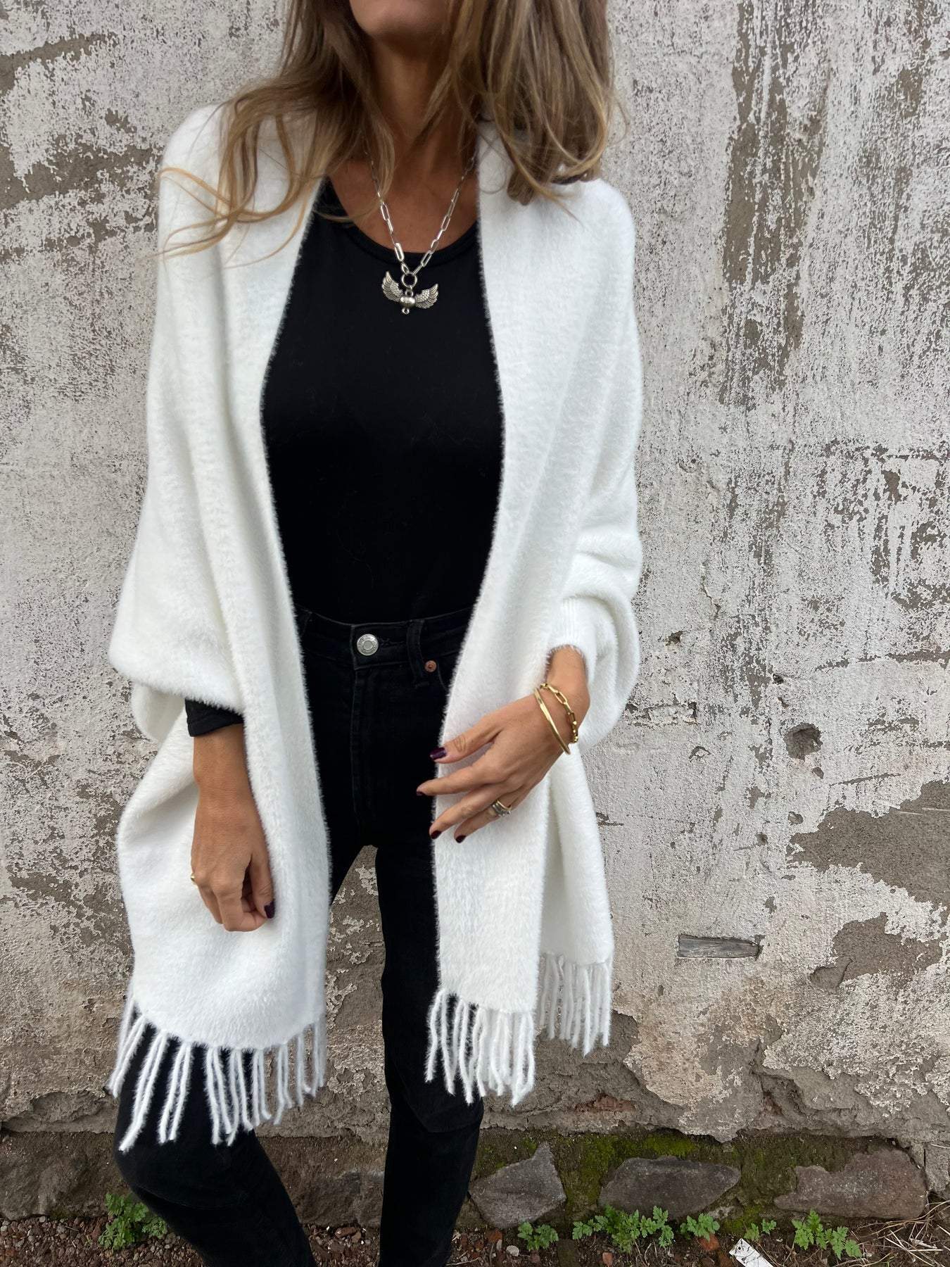 Alina™ | Elegant Omlott-Tröja med Långa Ärmar