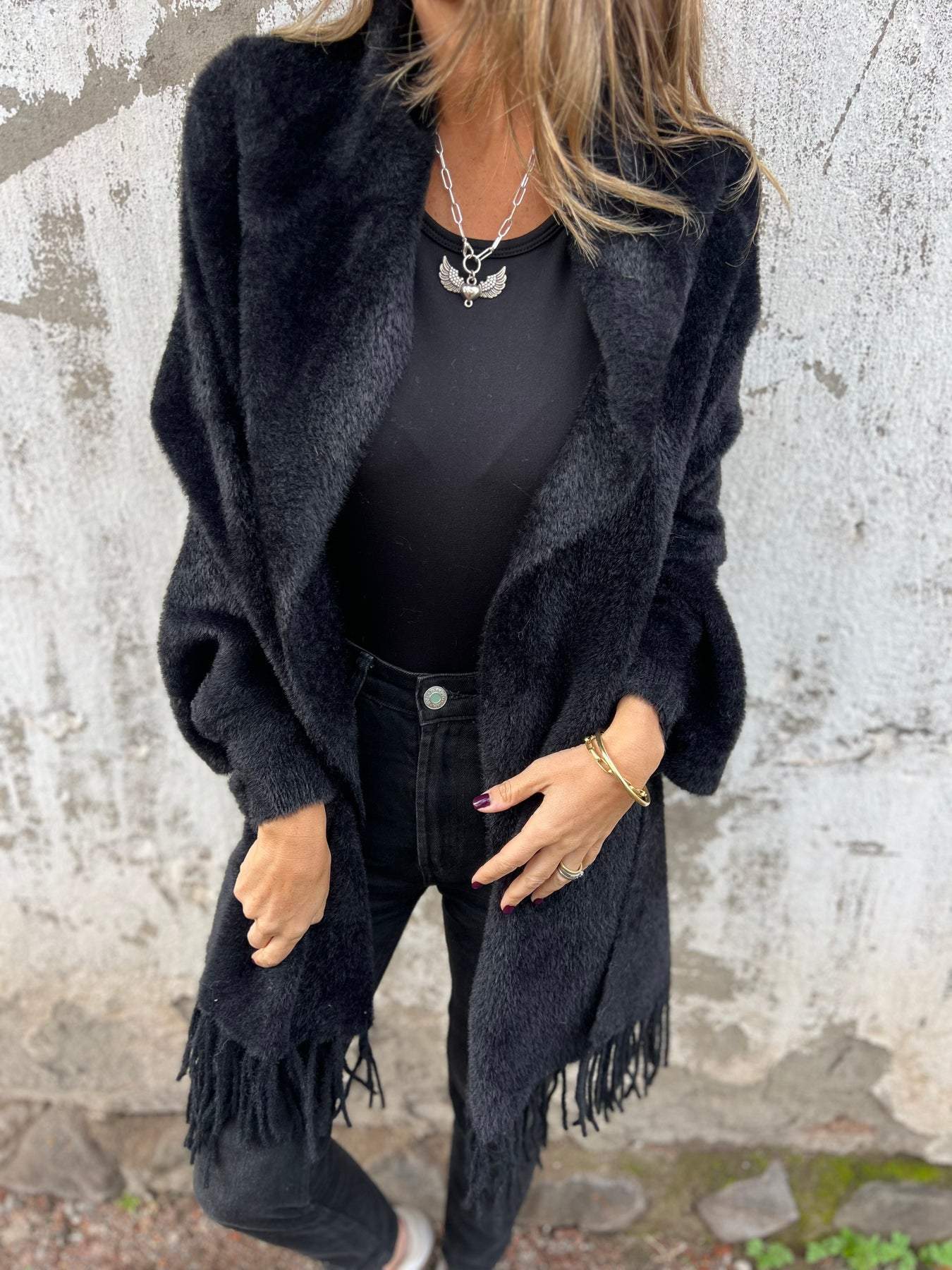 Alina™ | Elegant Omlott-Tröja med Långa Ärmar
