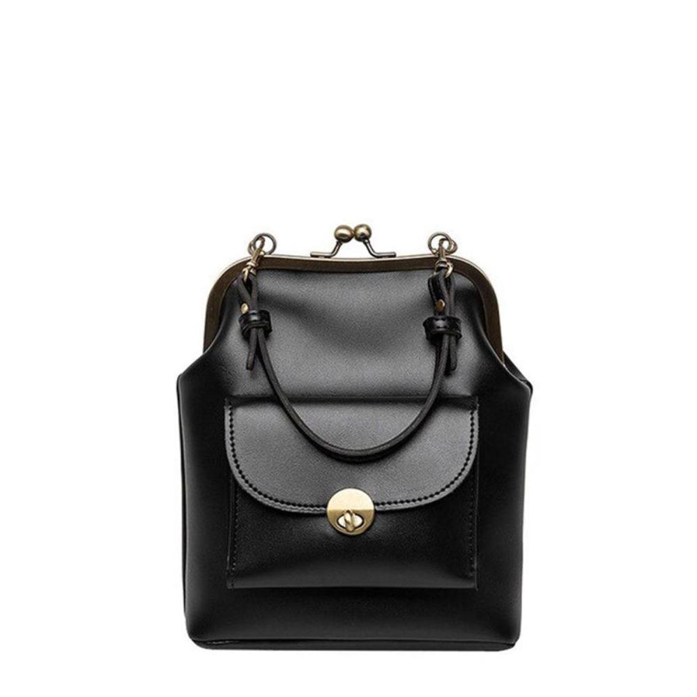 Sac Vintage à Fermeture Bouchon - L'Essentiel Rétro Chic de Grace