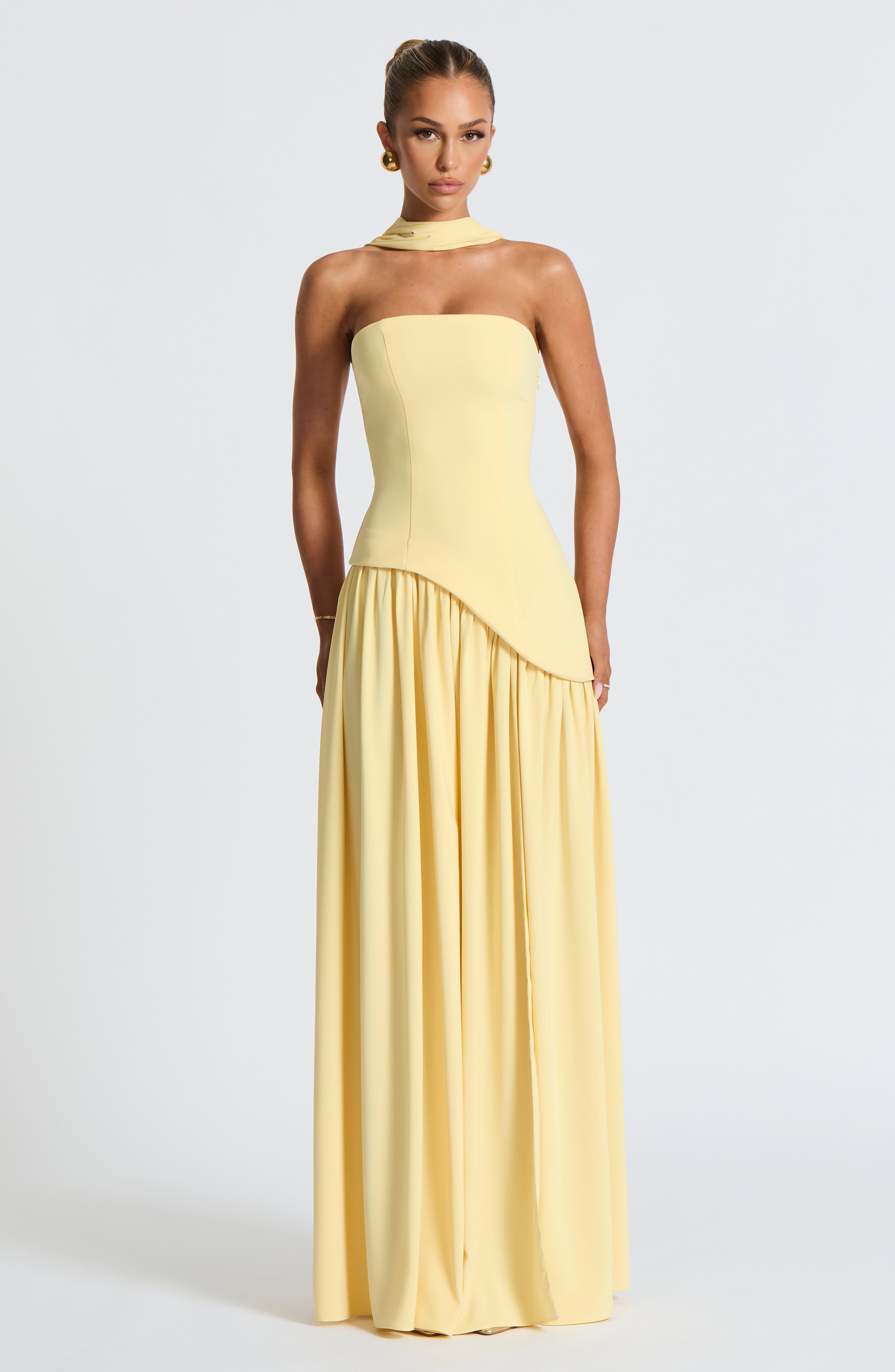Maliyah Maxi Klänning - Citron