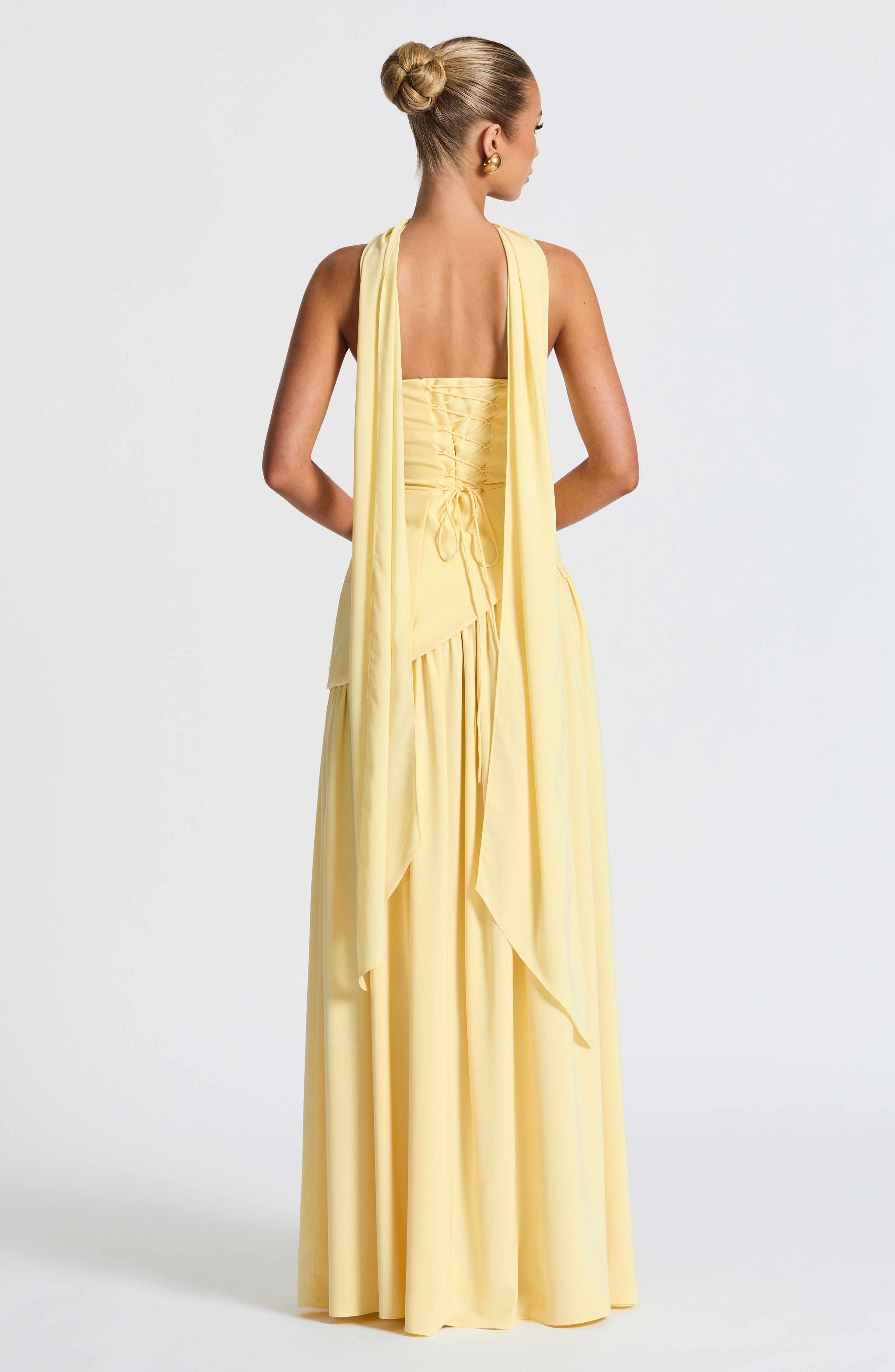 Maliyah Maxi Klänning - Citron