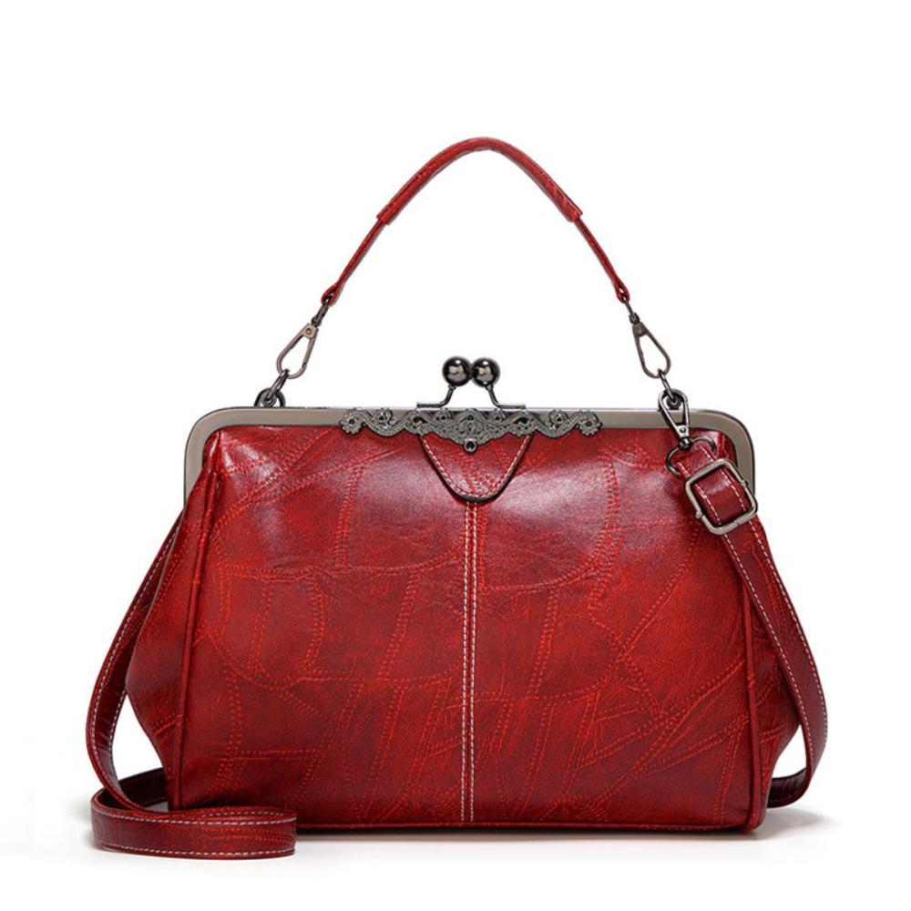Sac à main vintage à fermeture à baiser
