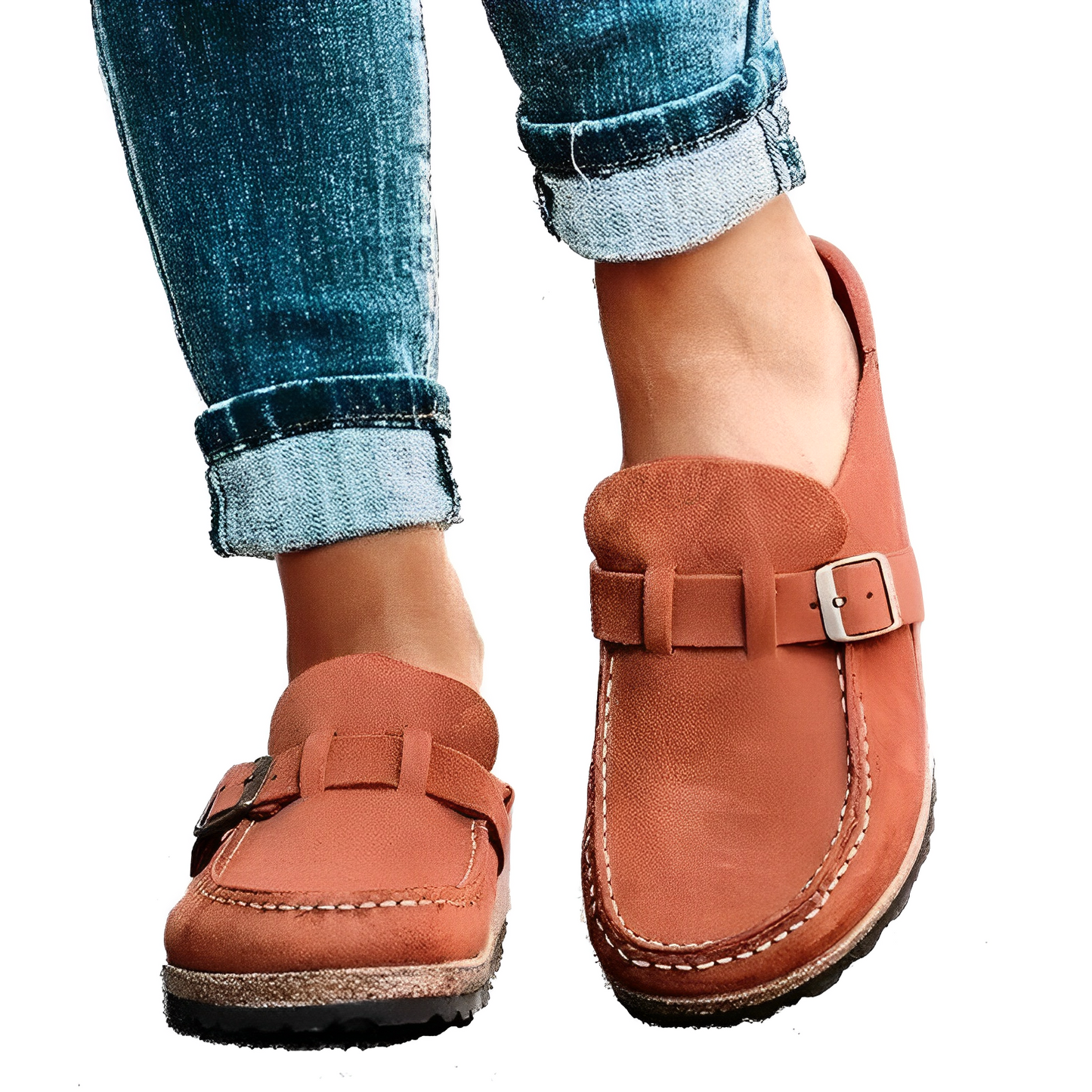 Luiz - Modern Sandal Gjord Av VintagekLäder