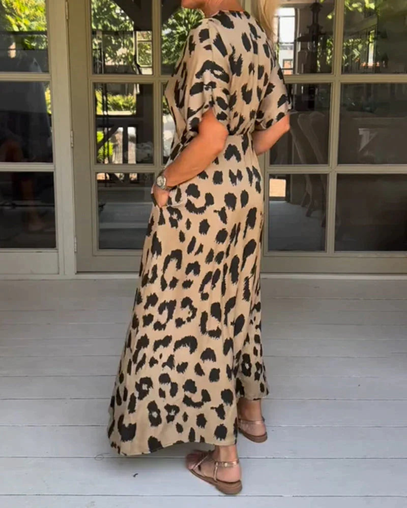 Milous™ - klänning Med Leopardmönster