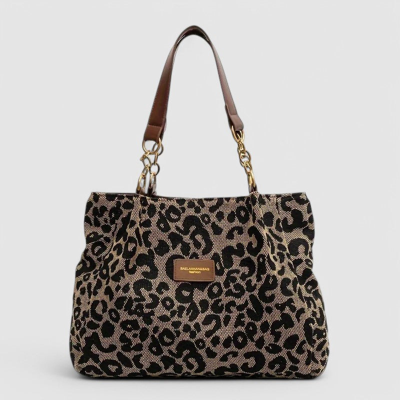 Claire™ – Leopardmönstrad toteväska