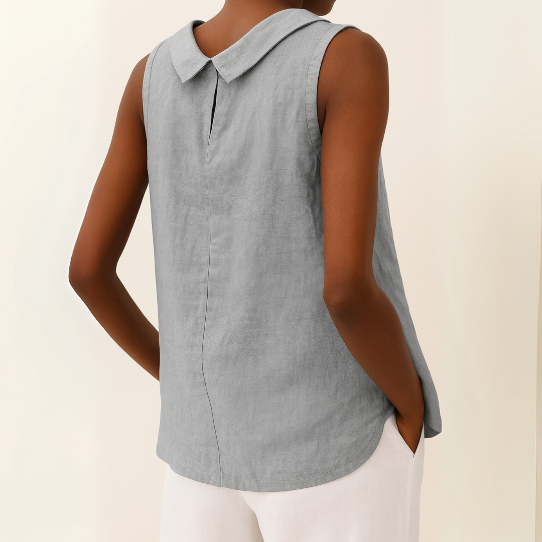 Frieda™ - Topp i Högkvalitativt och Chic Ärmlös Design