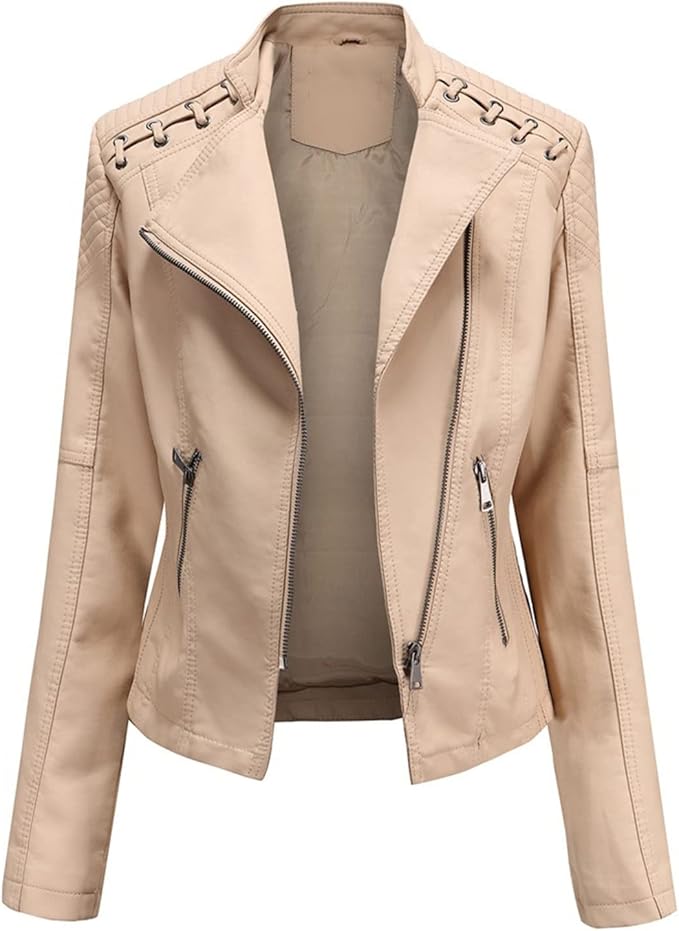 Ameliora™ – Elegant Jacka i Konstläder