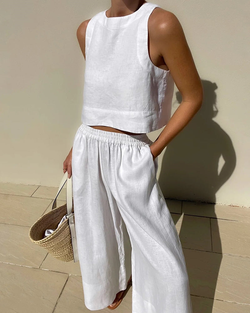 Cherra | Lätt Elegant Tvådelad Set