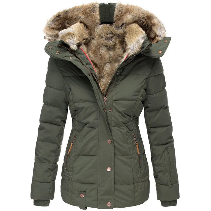 Audrey™ | Manteau d'Hiver Chaud Doublé de Fourrure