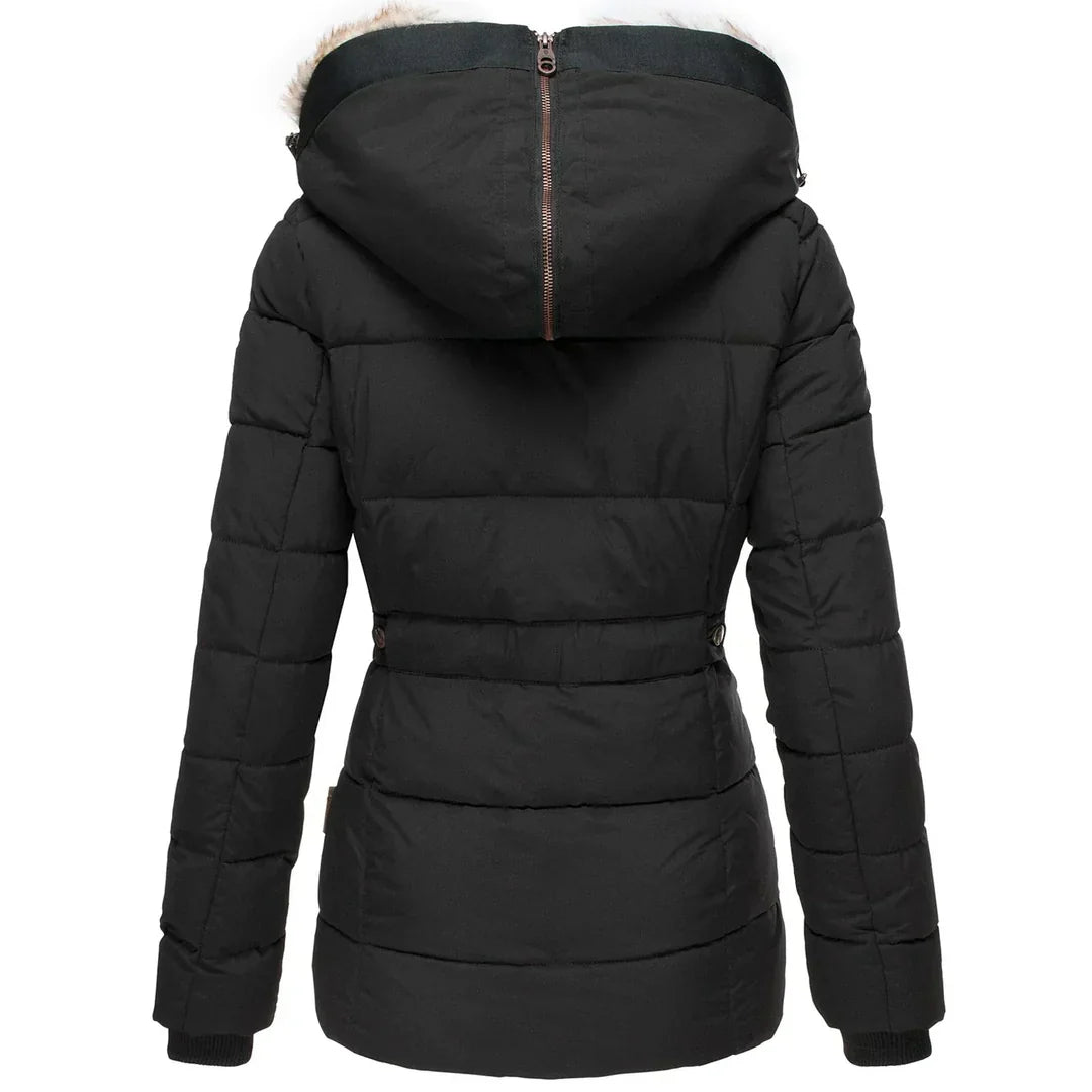 Audrey™ | Manteau d'Hiver Chaud Doublé de Fourrure