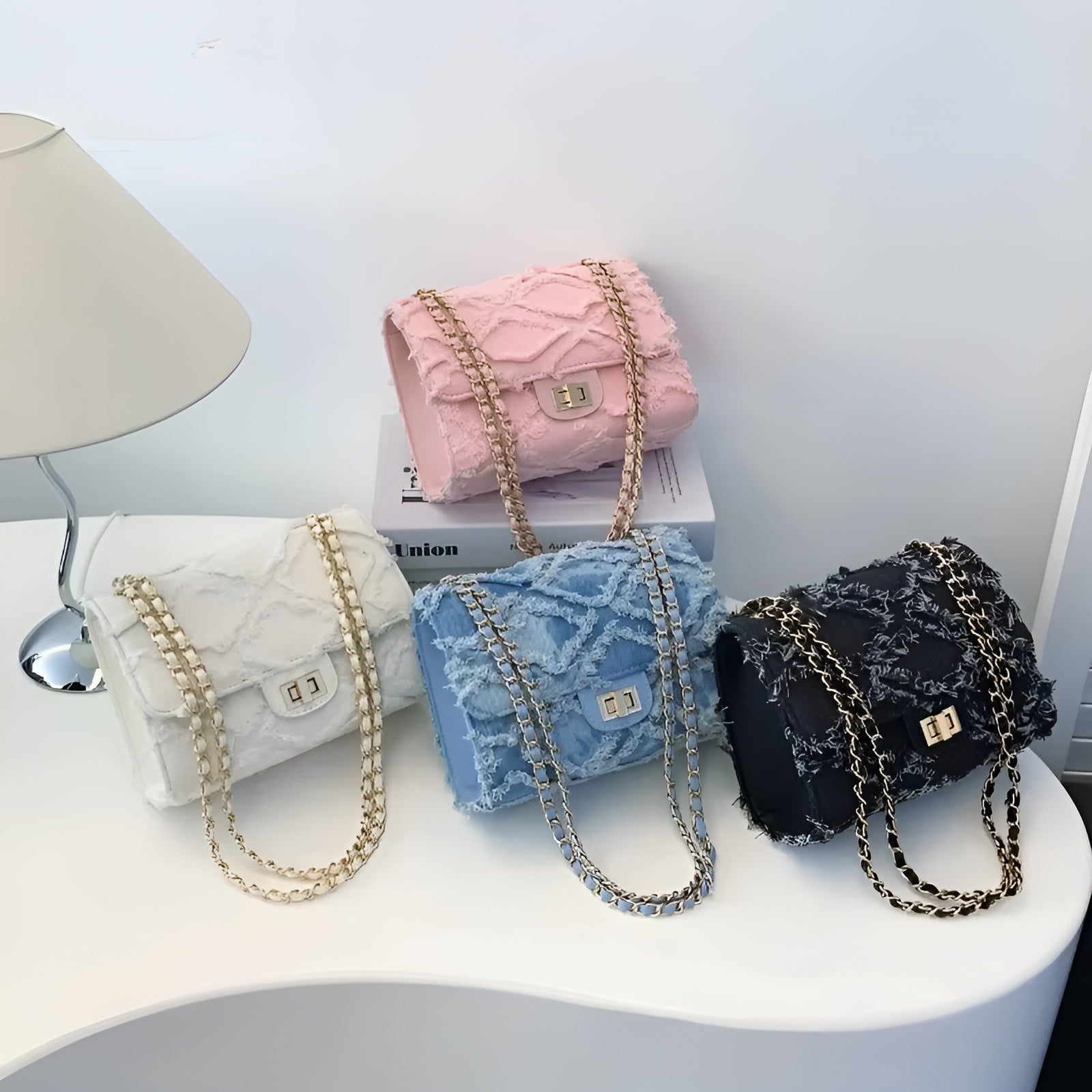 Frayla™ – Denim Axelväska