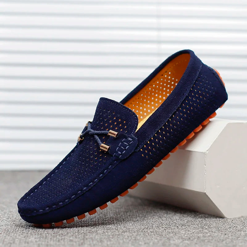 Bjarne | Andningsbara Loafers i Skinn