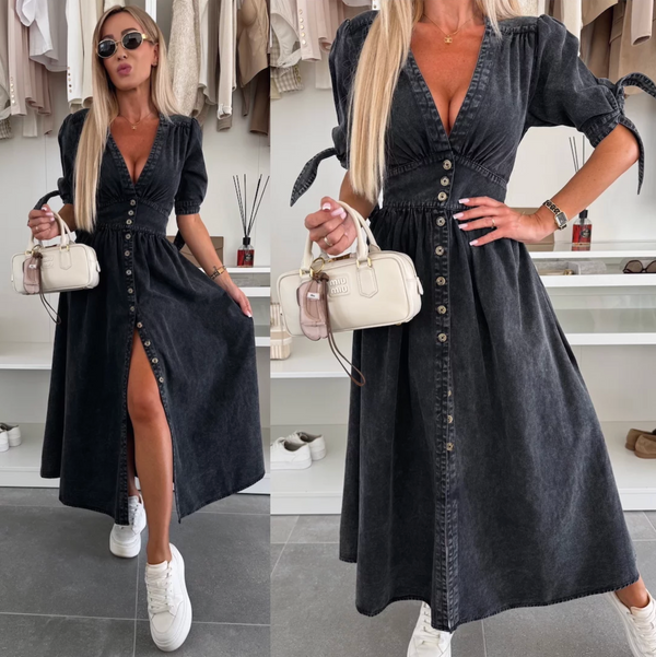 Filina™ | Denimklänningen som får dig att stråla – från dag till kväll
