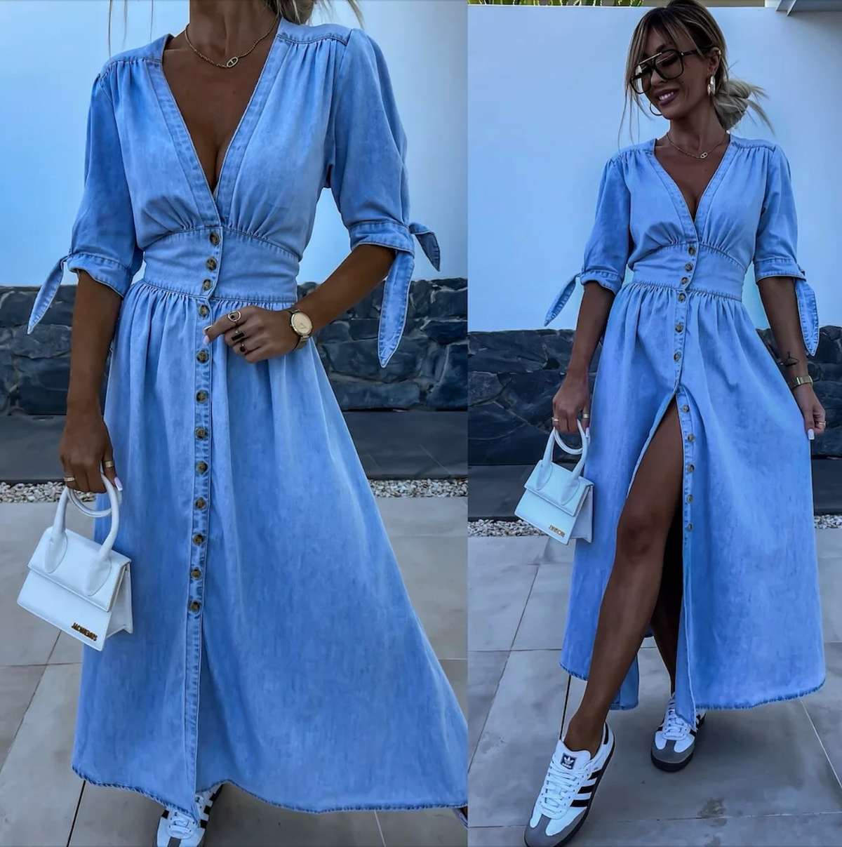 Filina™ | Denimklänningen som får dig att stråla – från dag till kväll