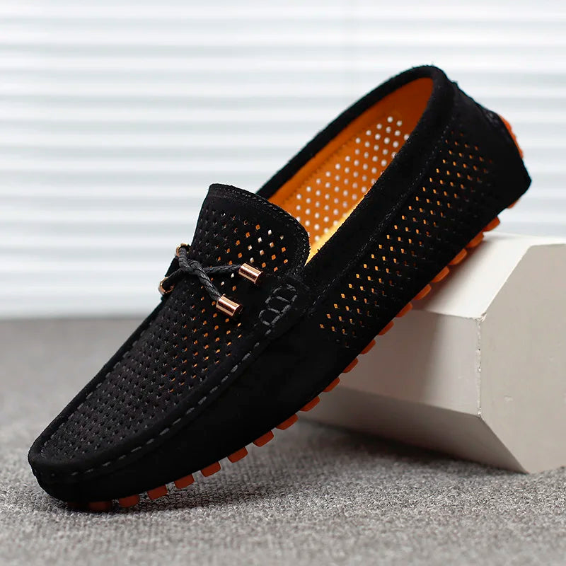 Bjarne | Andningsbara Loafers i Skinn