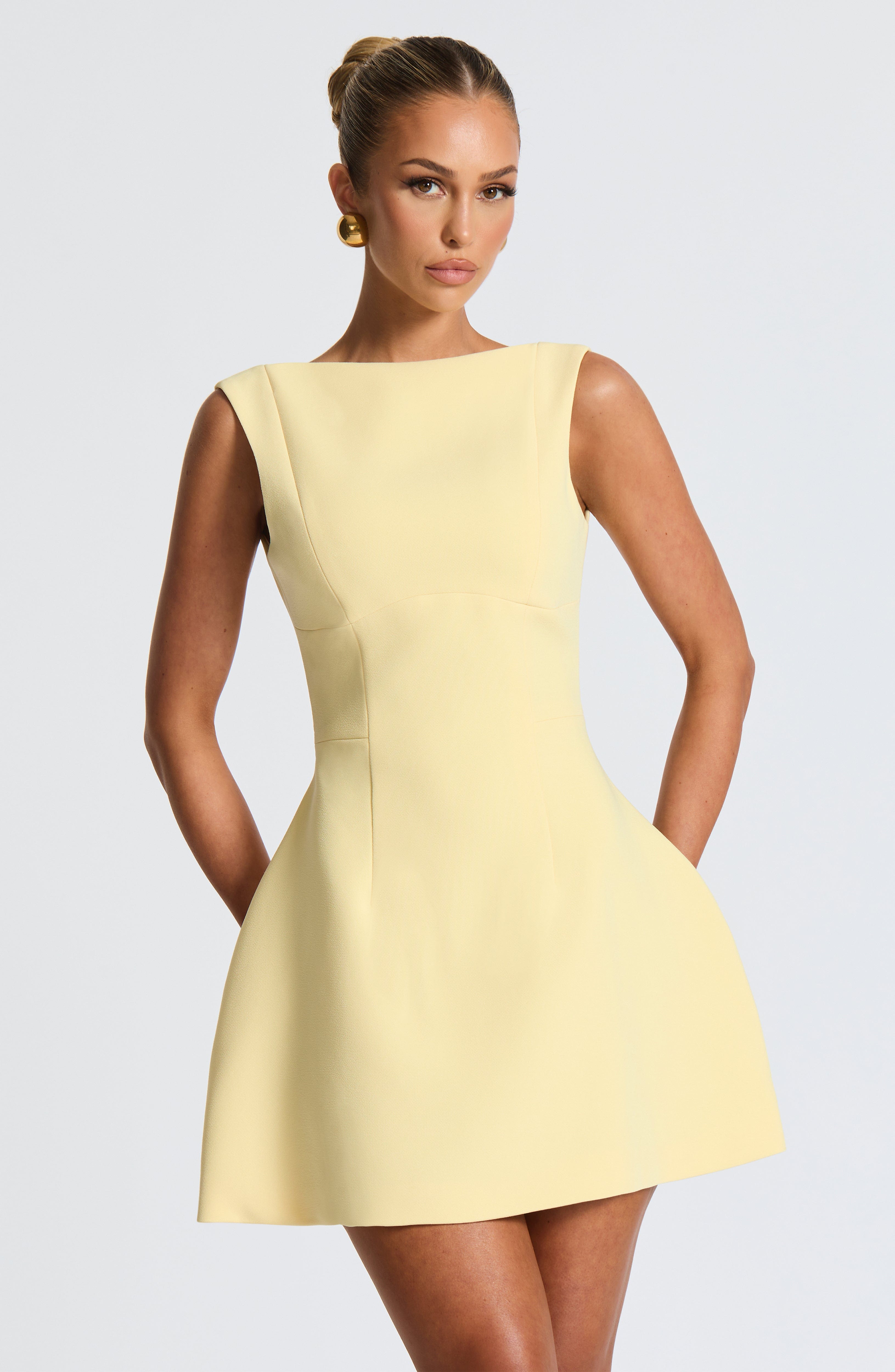 Alana Mini Klänning - Citron