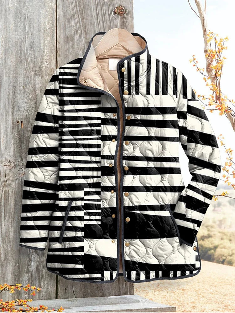 Alette | Modern Jacka med Grafisk Stil