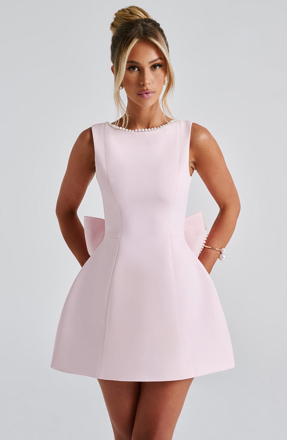 Carrie Mini Klänning - Blush