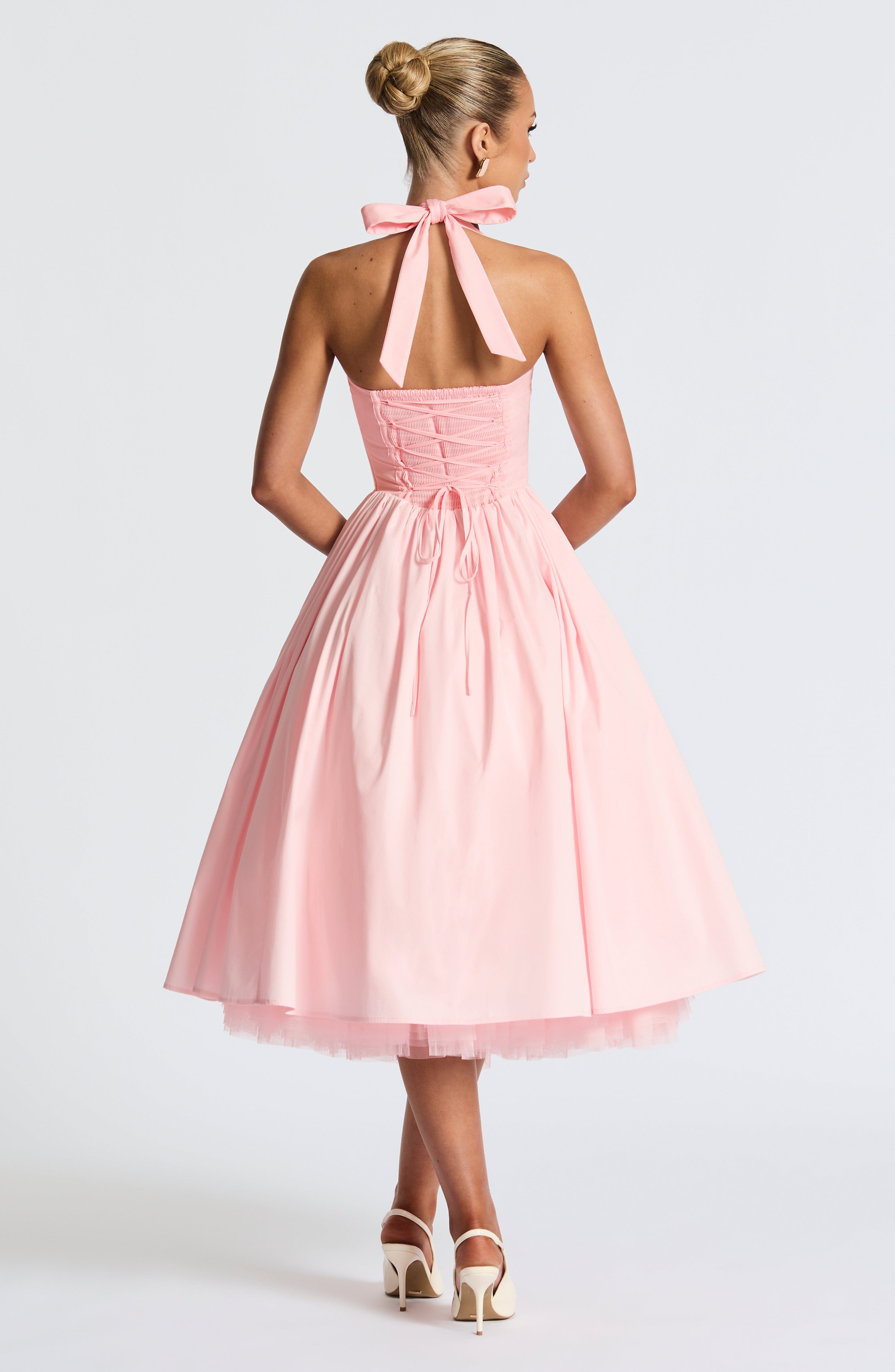 Cressida Midi Klänning - Blush