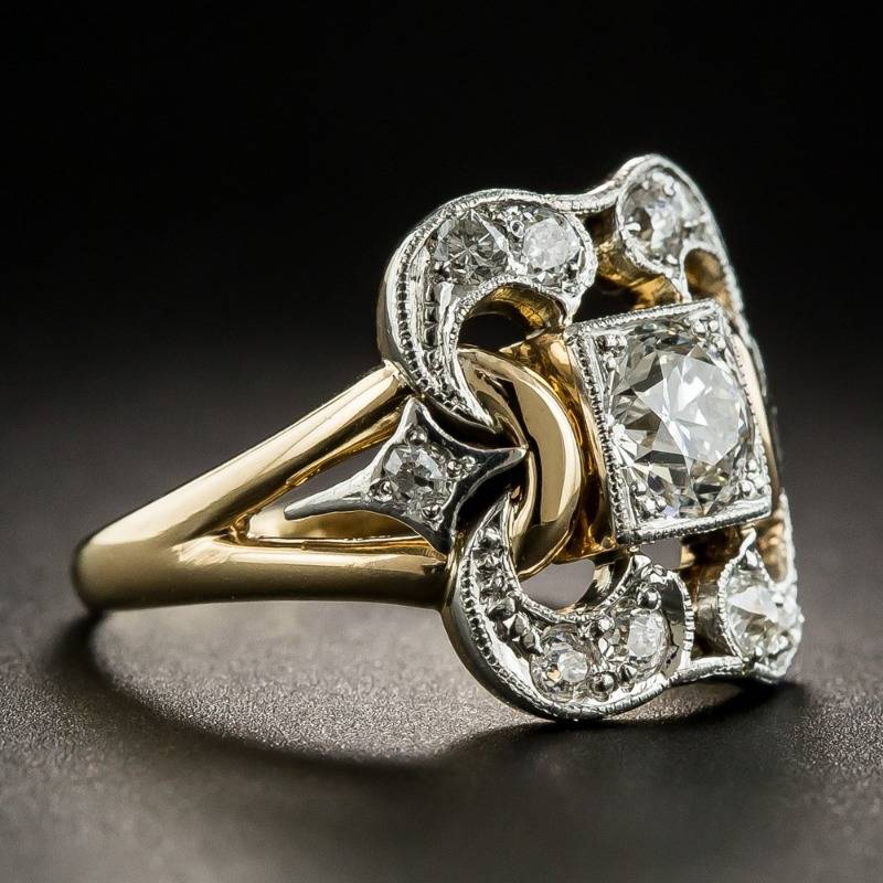Zirkelglans Guld Ring