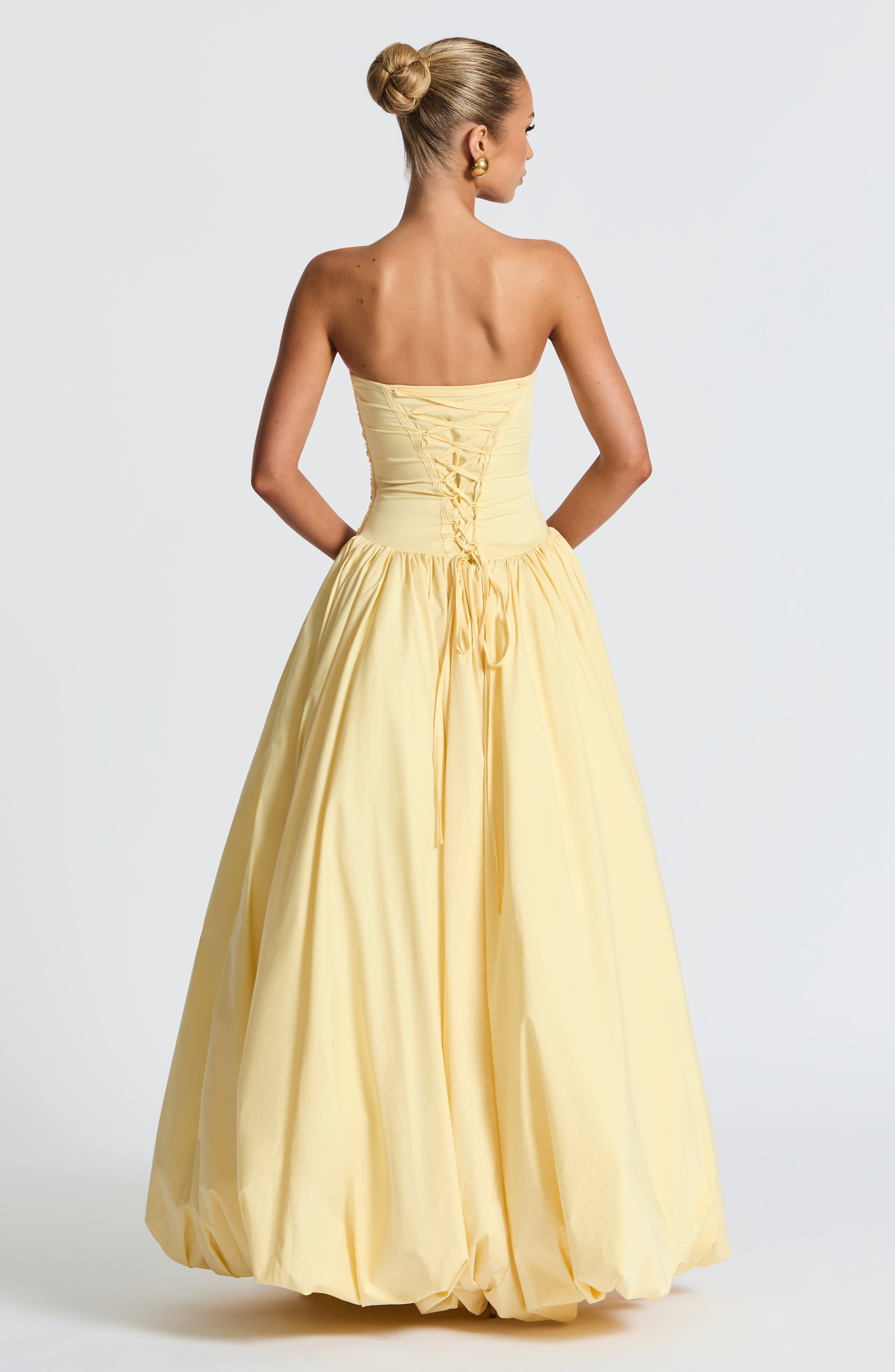 Jillian Maxi Klänning - Citron