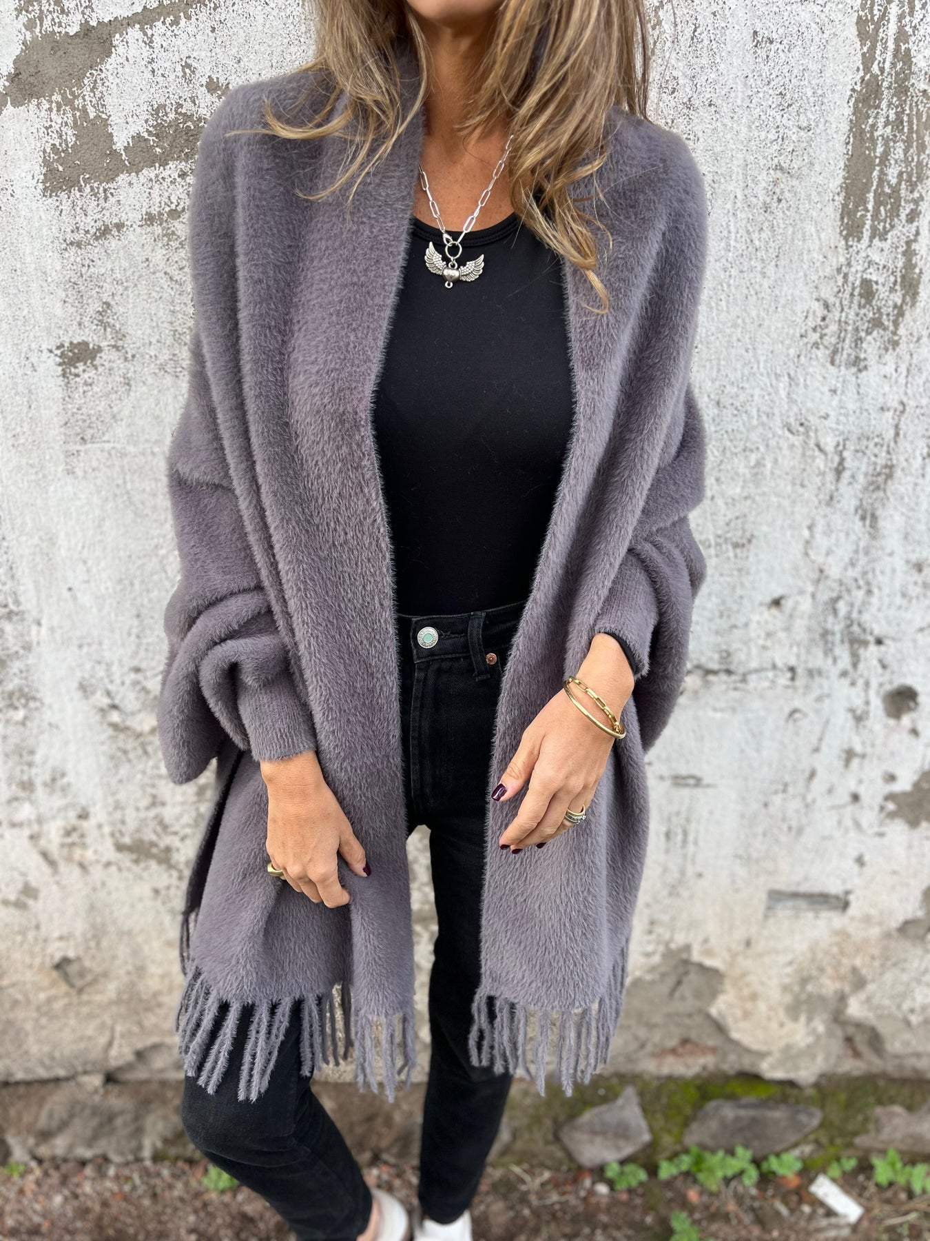 Alina™ | Elegant Omlott-Tröja med Långa Ärmar