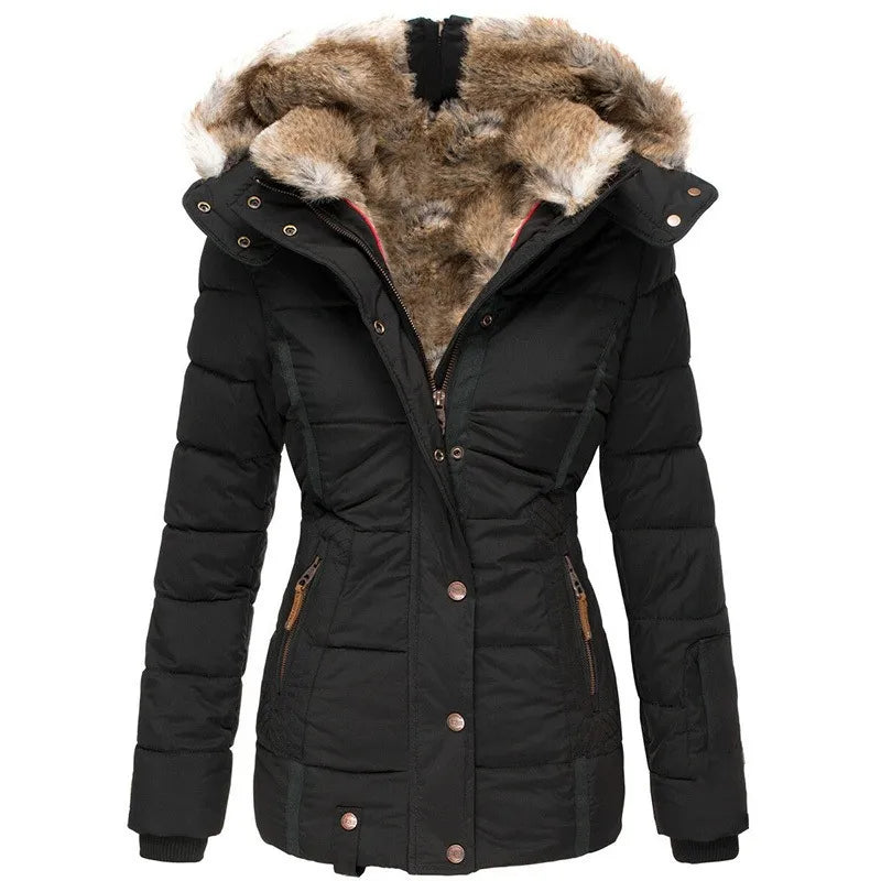 Audrey™ | Manteau d'Hiver Chaud Doublé de Fourrure