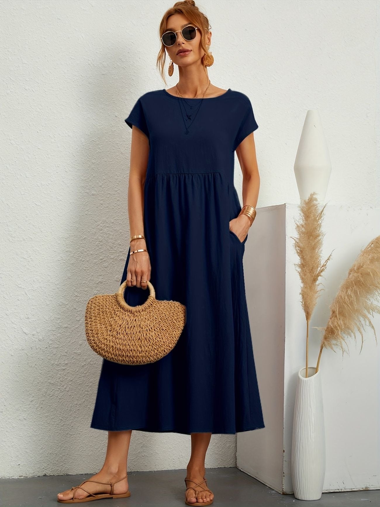 Alina™ | Naturligt elegant linneklänning för sommardagar&nbsp;